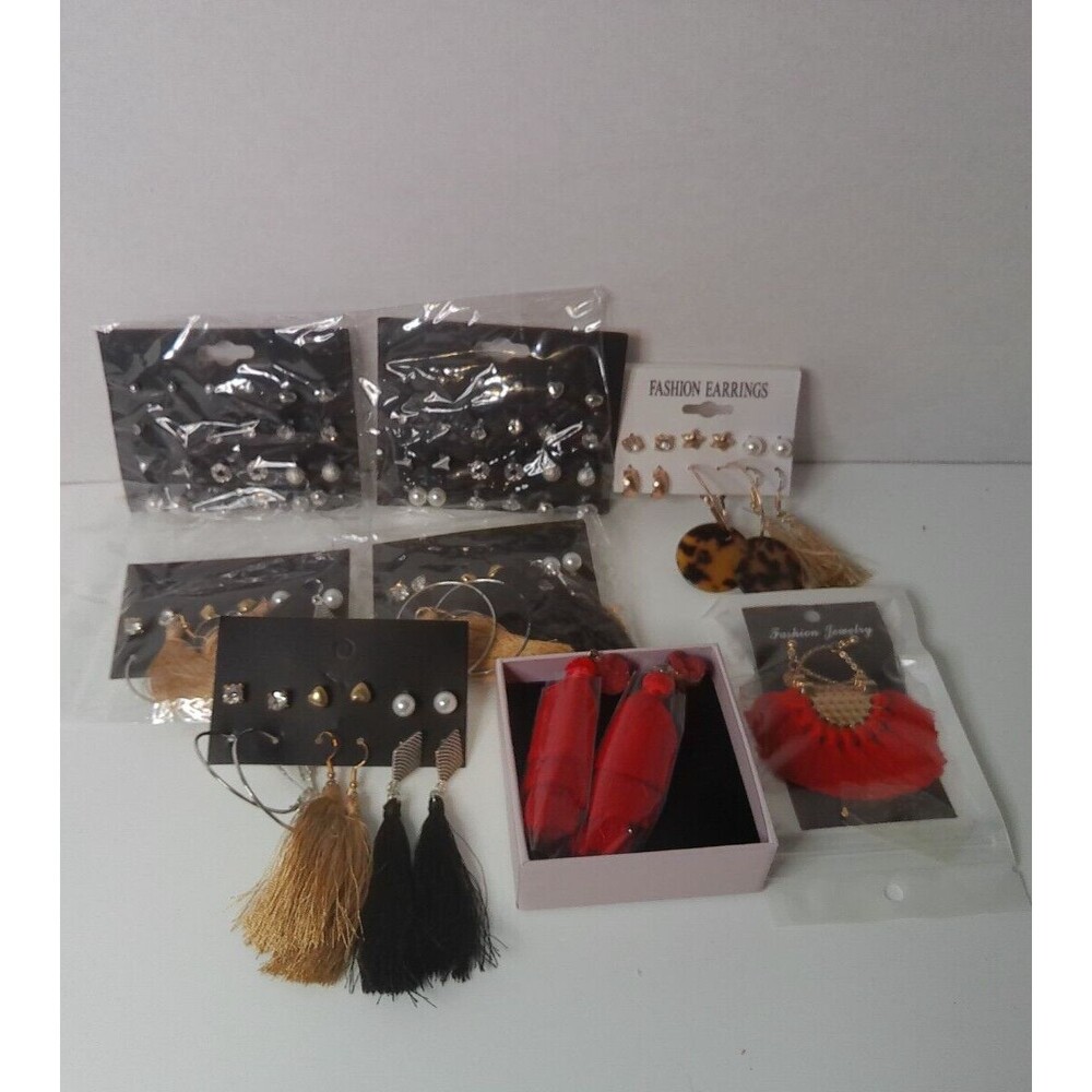 Lot Of 50 Sets Of Earrings New
